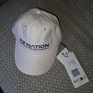 P.E Nation NWT Logo Homage Cap Cream New Adjustable Cap